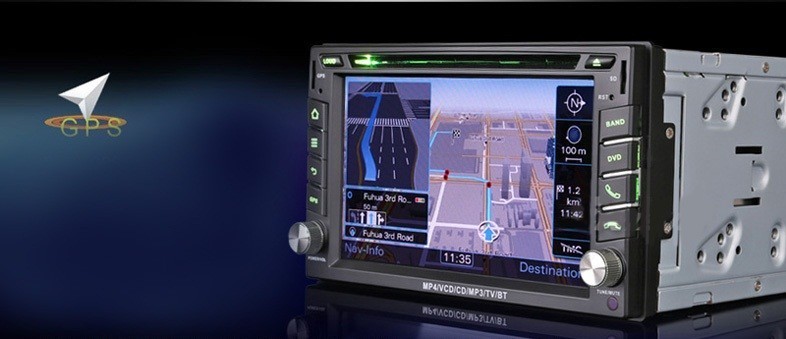 6.2" HD Érintőkijelzős Autós DVD 2 DIN multimédiás fejegység GPS csatlakozás lehetőségével
