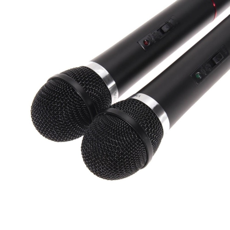 Karaoke szett 2 db mikrofonnal (vezeték nélküli)