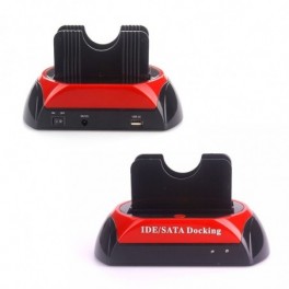 USB 2.0 2.5"/3.5" SATA merevlemez HDD dokkoló  