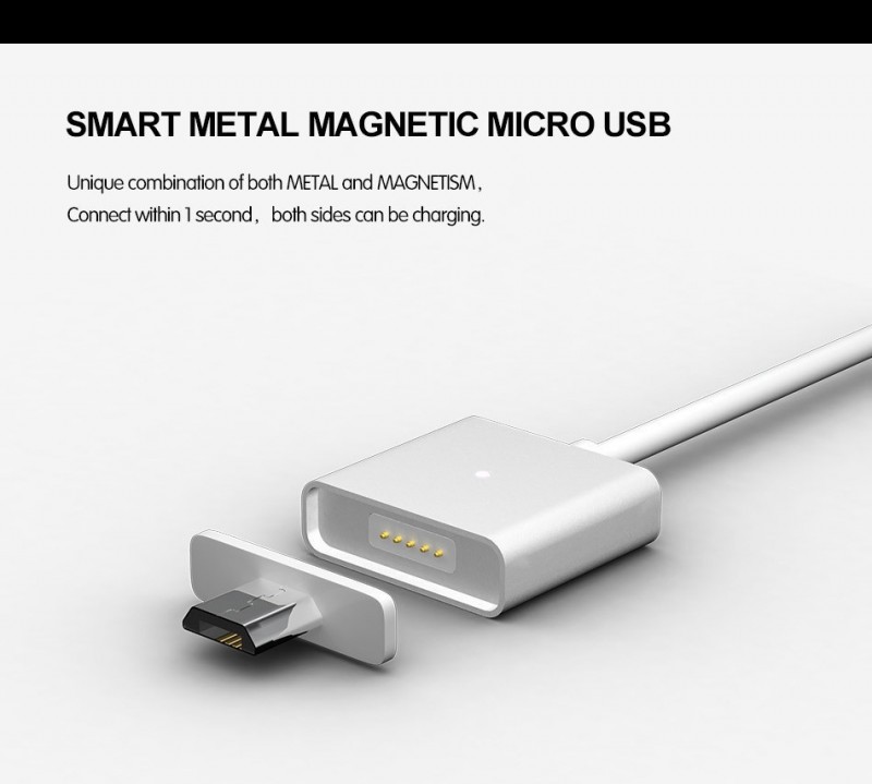 Prémium mágneses Micro usb kábel Android okostelefonokhoz