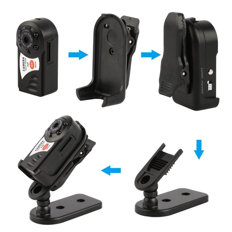 WiFi-s kamera, mini kamera, biztonsági kamera (éjjellátó)