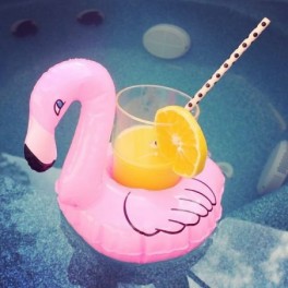 Felfújható flamingó italtartó MOST 4 DARAB 1 ÁRÁÉRT