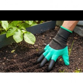 Kesztyű kertészkedéshez ásókarmokkal