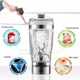 Shaker, elektromos shaker, hordozható mixer, keverőpohár