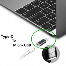 Micro USB - USB C átalakító, konverter