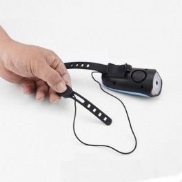 USB-ről tölthető első kerékpár lámpa és hangjelző