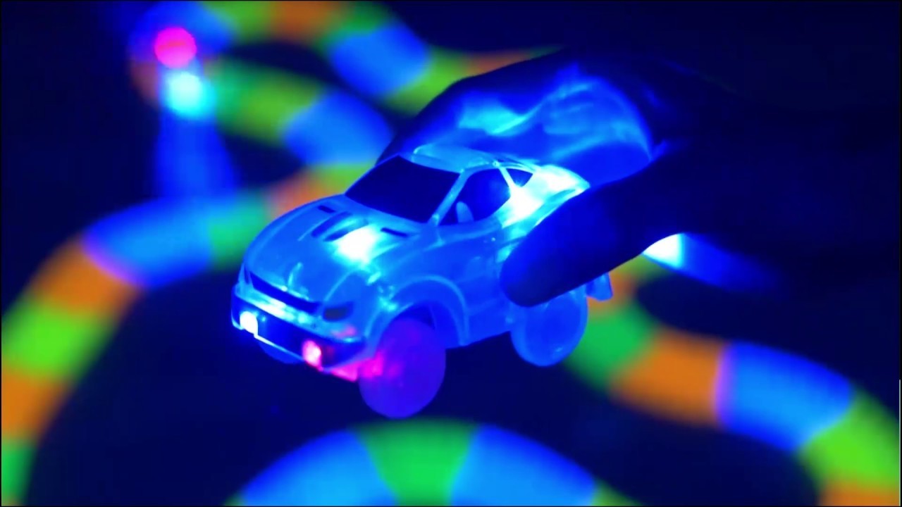 Magic Race LED-es rendőrautó
