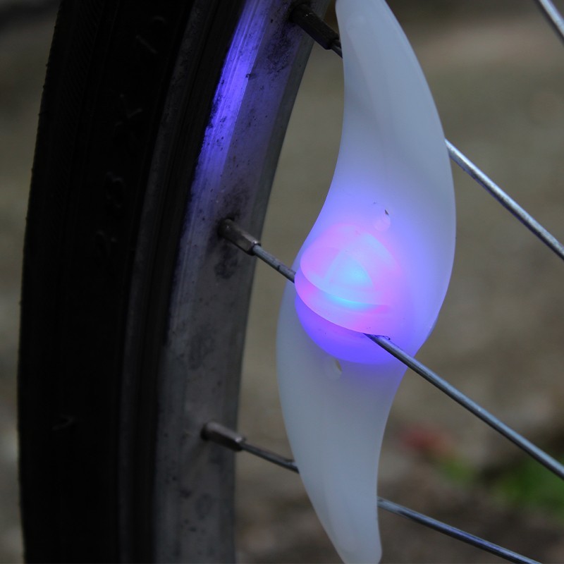 Kerékpár villogó kerékpár lámpa küllővilágítás