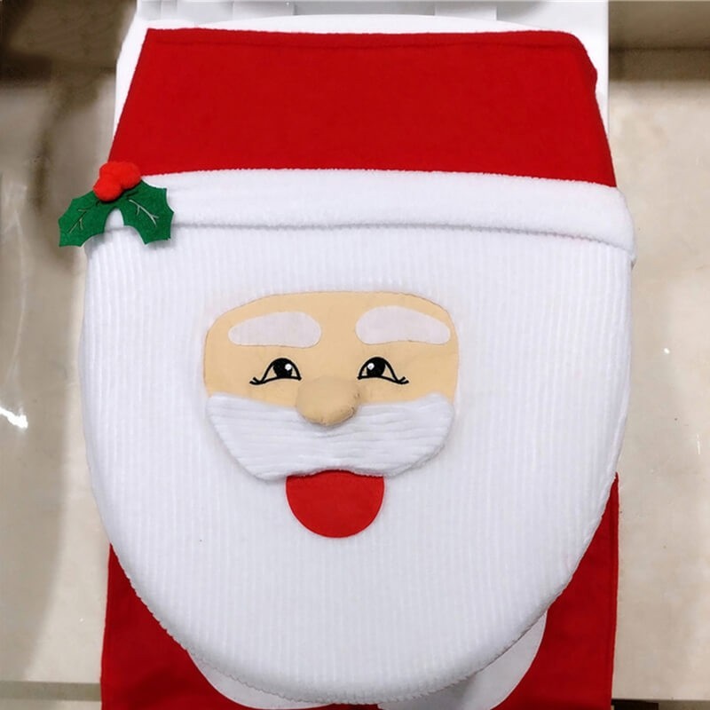 Karácsonyi WC ülőke dekoráció