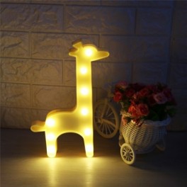3D állat formájú éjjeli dekor világítás