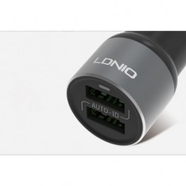 LDNIO C303 2 portos szivargyújtós USB gyorstöltő QC