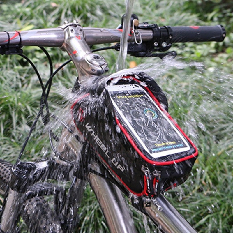 Vízálló biciklis smartphone táska