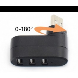 3 Portos USB 2.0 HUB forgatható fejjel