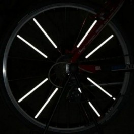 12 db-os bicikliküllőre tapadó fényvisszaverő szett 