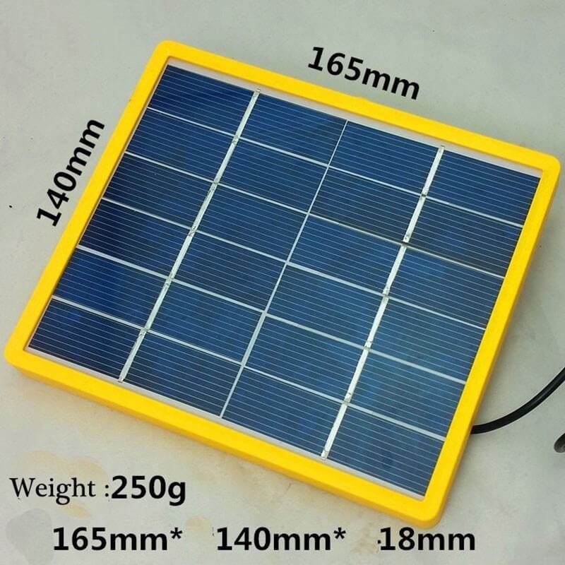 Hordozható multifunkciós lámpa napelemmel