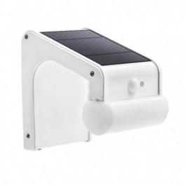38 LED-es napelemes elegáns kültéri mozgásérzékelős fali lámpa távirányítóval