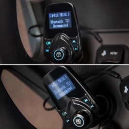 Bluetooth FM transmitter flexibilis tartó nélkül