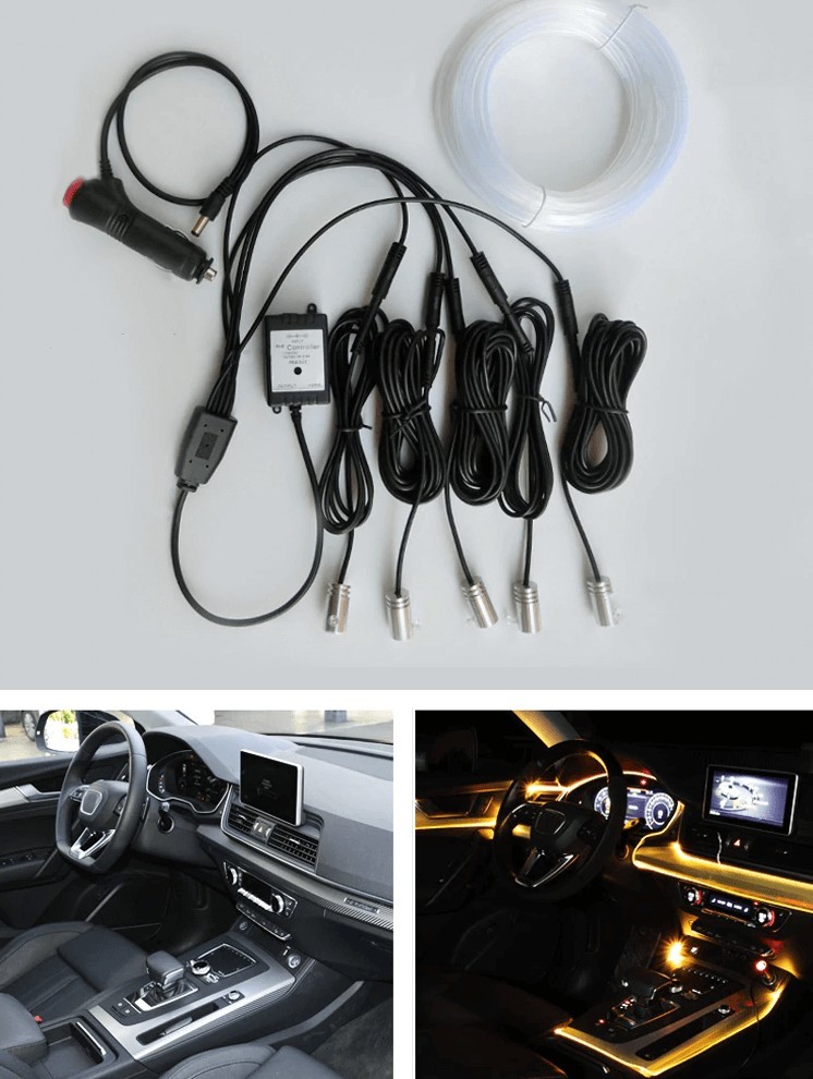 Autós beltéri LED világítás (APP vezérléssel)