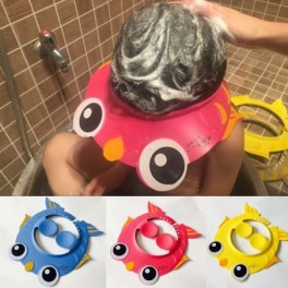 Hajmosó sapka gyerekeknek, Állítható méretű biztonságos fürdőszobai szemvédő sapka