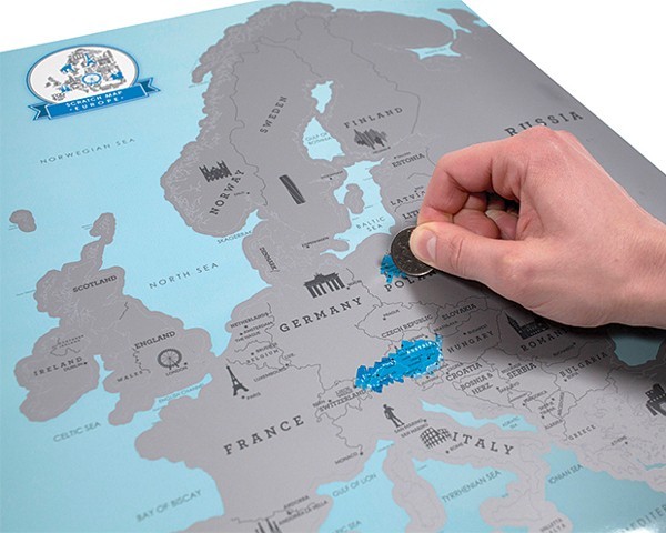 Európa kaparós térkép