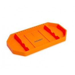 Handy gumi szerszámos tálca tárolórekeszekkel - bitfejtartóval 27,5 x 14,5 x 2,5 cm 