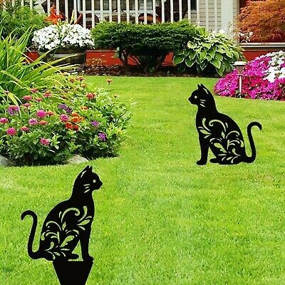 Macskás kerti dekoráció