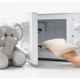 InnovaGoods Elefánt alakú plüssjáték kivehető hűthető, melegíthető béléssel