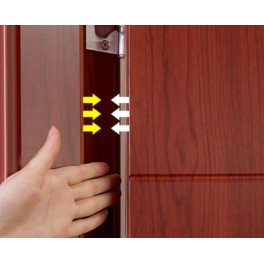 Gyermekbiztonsági ajtó csuklópánt védőburkolat - S méret 120 x 10 cm