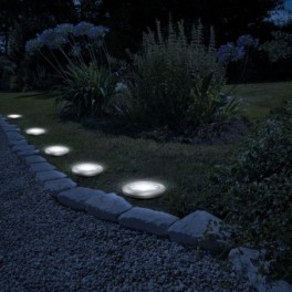 Kör alakú LED-es leszúrható szolár lámpa
