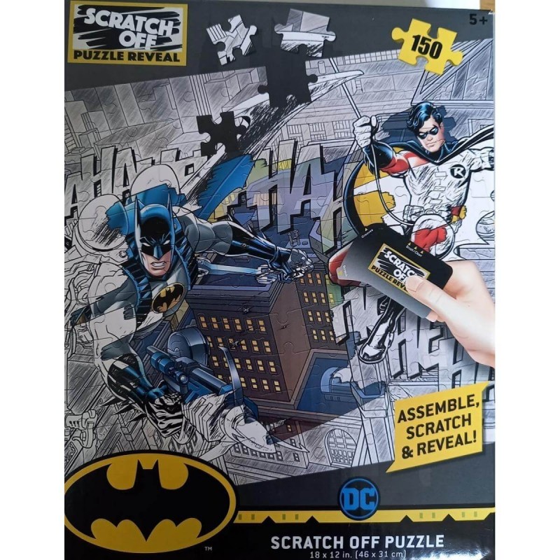 Batman és Robin kaparós puzzle, 150 darabos (DC Comics)