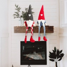 Karácsonyi skandináv manó lábakkal (50 cm)