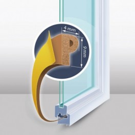 Öntapadós ajtó- ablakszigetelő (P -profil)