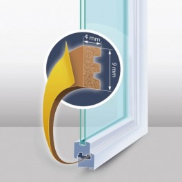 Öntapadós ajtó- ablakszigetelő (E -profil)