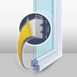 Öntapadós ajtó- ablakszigetelő (E -profil)