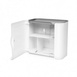 Bewello WC-papír tartó szekrény - fehér - 248 x 130 x 230 mm
