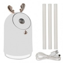 Rénszarvas agancs alakú mini aromaterápiás diffúzor, USB-ről tölthető (Malatec)