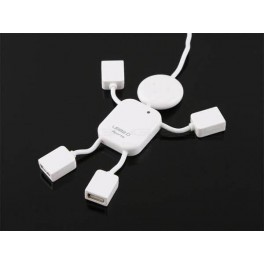 4 portos USB elosztó, emberke formájú