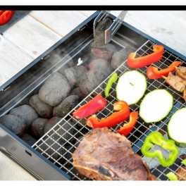 Összecsukható, hordozható grillsütő (InnovaGoods)