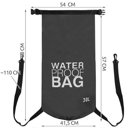 Vízálló táska - 30 literes