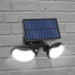 Mozgásérzékelős szolár reflektor forgatható fejjel (2 LED) - Phenom
