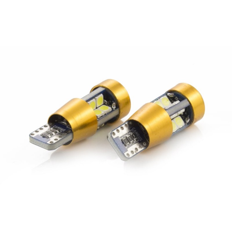 Autós LED - CAN130, T10 (W5W), 300 lm - can-bus, SMD - 5W, 2 db / bliszter