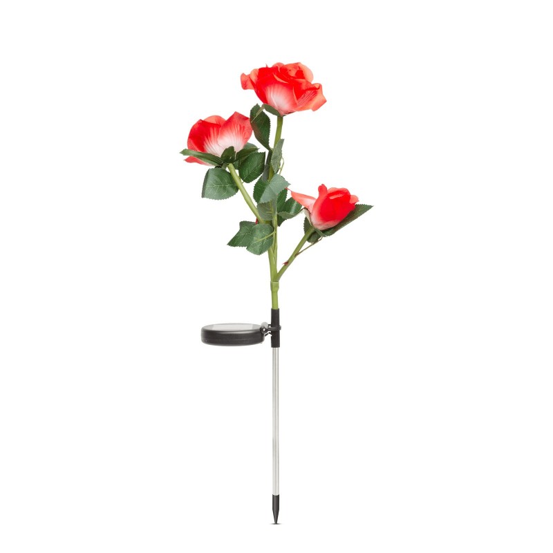 Leszúrható szolár rózsa (RGB LED, 70 cm - 2 darabos csomag)