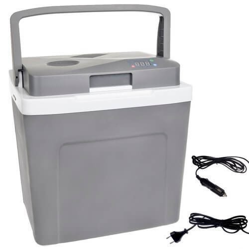 Malatec - Hordozható hűtőláda hűtő-fűtő funkcióval, autós és hálózati üzemmel (28 literes)