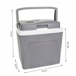 Malatec - Hordozható hűtőláda hűtő-fűtő funkcióval, autós és hálózati üzemmel (28 literes)