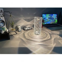 LED-es kristály asztali lámpa