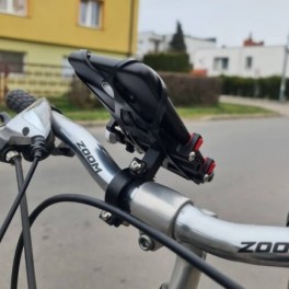 Telefontartó kerékpárra elasztikus gumival (Trizand)