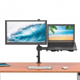 Asztali monitor és laptoptartó állvány