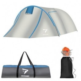 3 személyes sátor vízálló kivitelben (210 × 120 cm) - Trizand