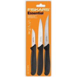 FISKARS Essential 3 darabos zöldségkés készlet