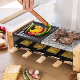 Cecotec Grill 8400 Wood MixGrill Raclette grill 1200W